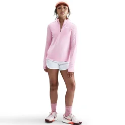 Older Girls DRI-FIT Long Sleeve Half Zip