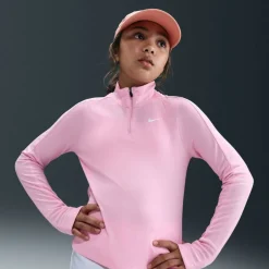 Older Girls DRI-FIT Long Sleeve Half Zip