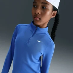 Older Girls DRI-FIT Long Sleeve Half Zip