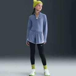Older Girls DRI-FIT Long Sleeve Half Zip