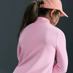 Older Girls DRI-FIT Long Sleeve Half Zip