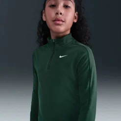 Older Girls DRI-FIT Long Sleeve Half Zip
