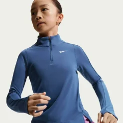 Older Girls DRI-FIT Long Sleeve Half Zip