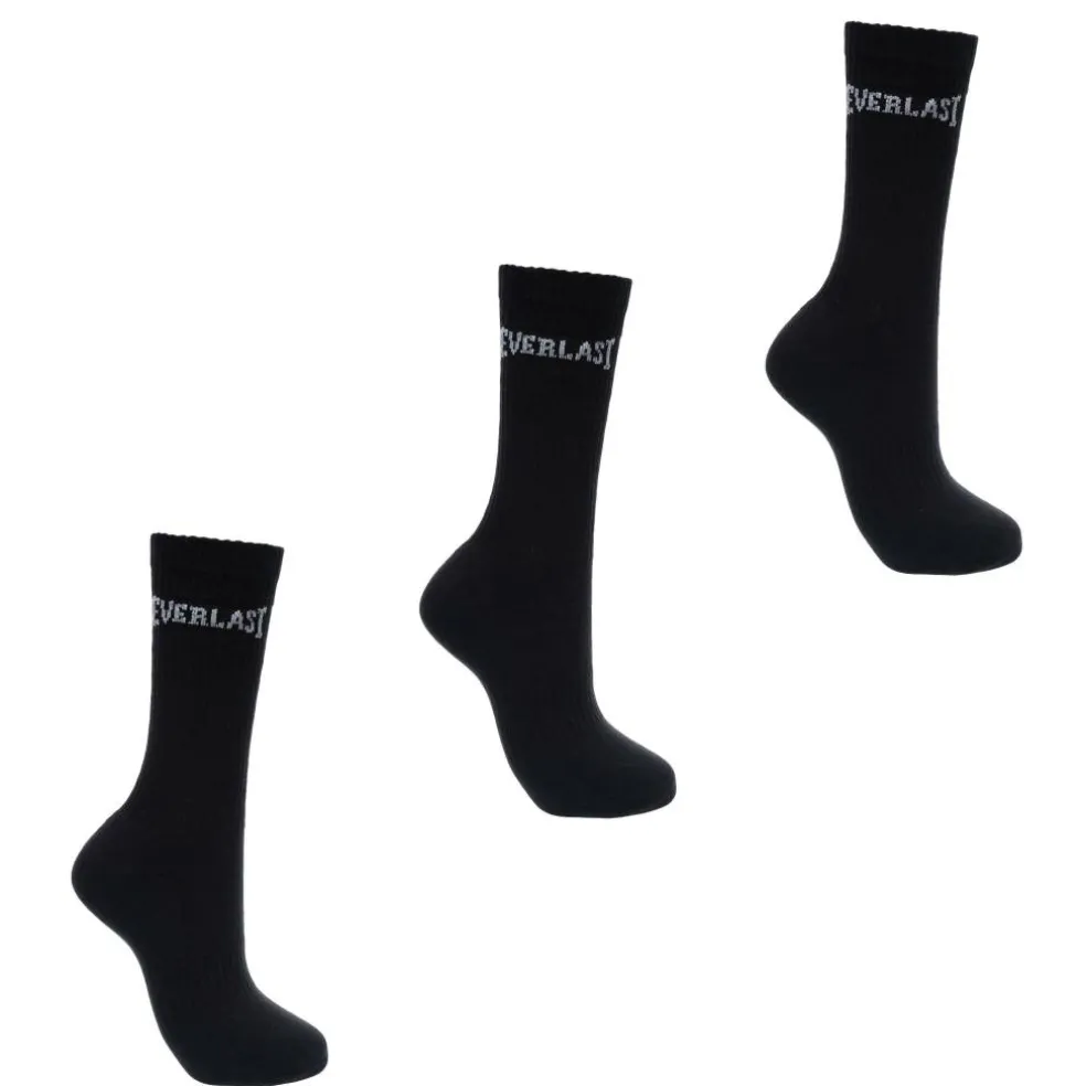 3 Pack Crew Socks Mens