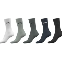 5 Pack Crew Socks Mens Size 12+