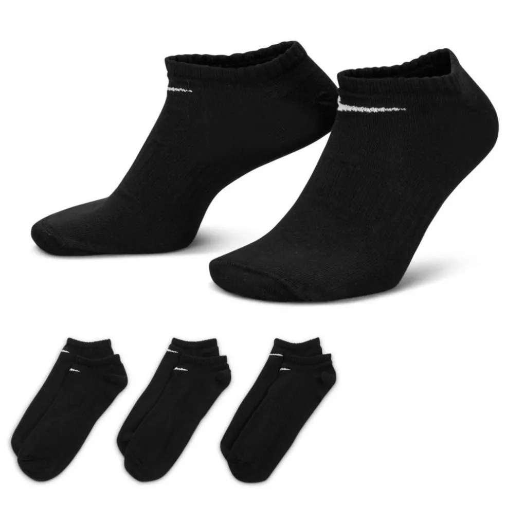 3 Pack No Show Socks Mens