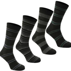 4 Pack Striped Socks Junior