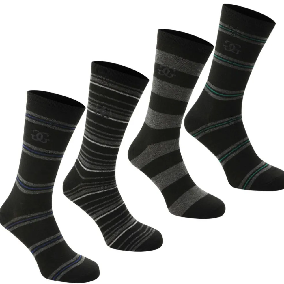 4 Pack Striped Socks Junior