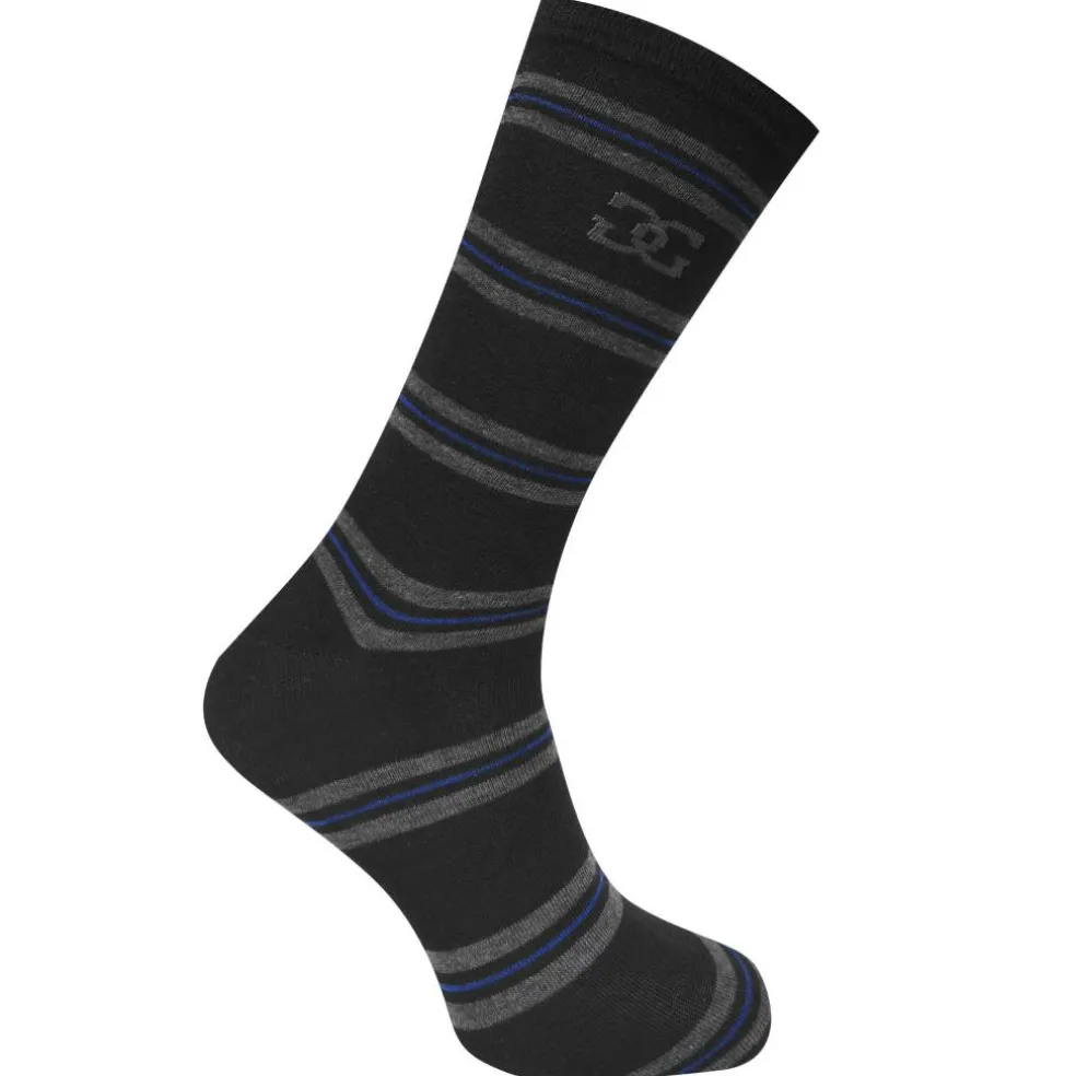 4 Pack Striped Socks Mens