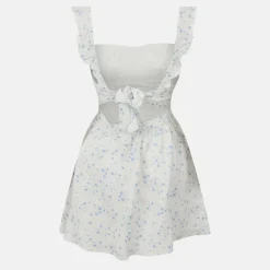 Patterned Tie Back Dress
