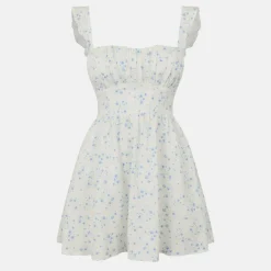 Patterned Tie Back Dress