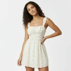 Patterned Tie Back Dress