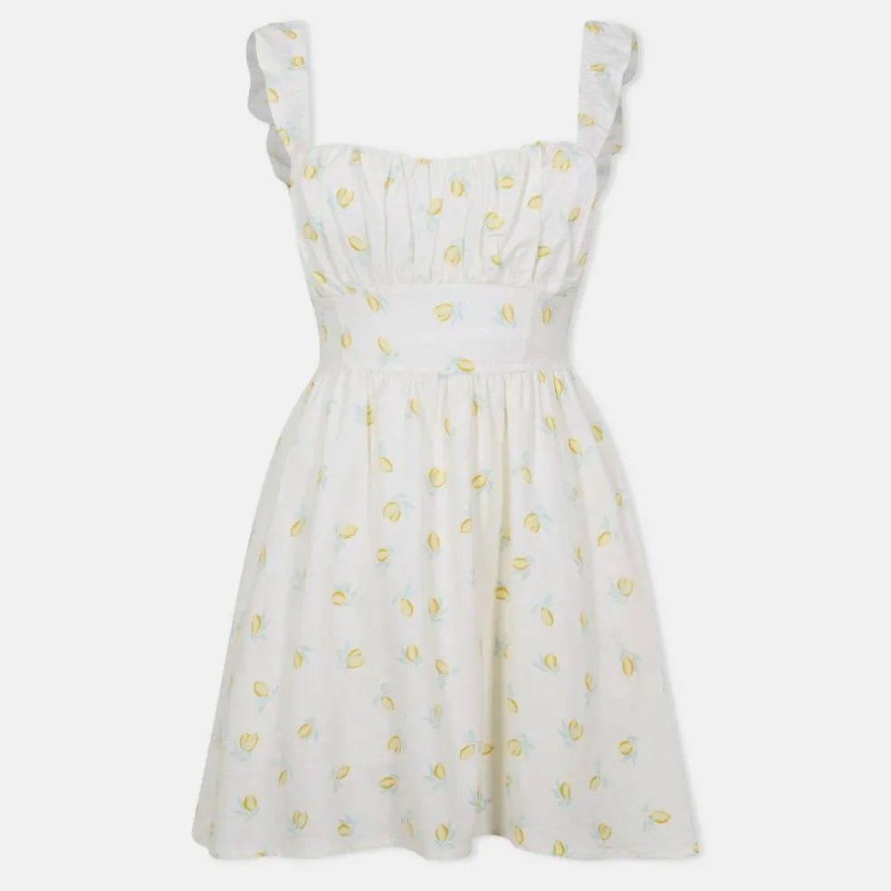 Patterned Tie Back Dress