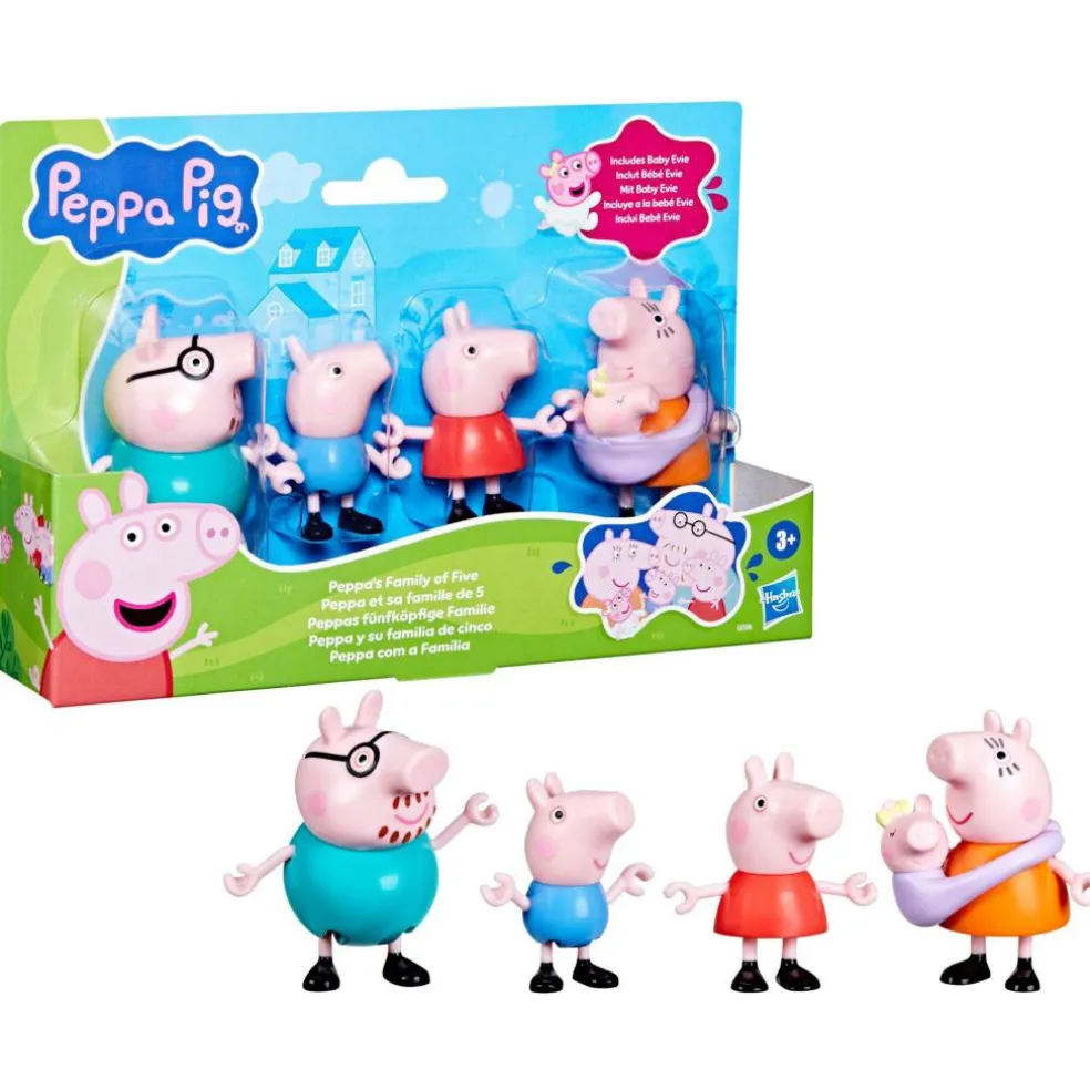 Peppas Family of Five Figure Set