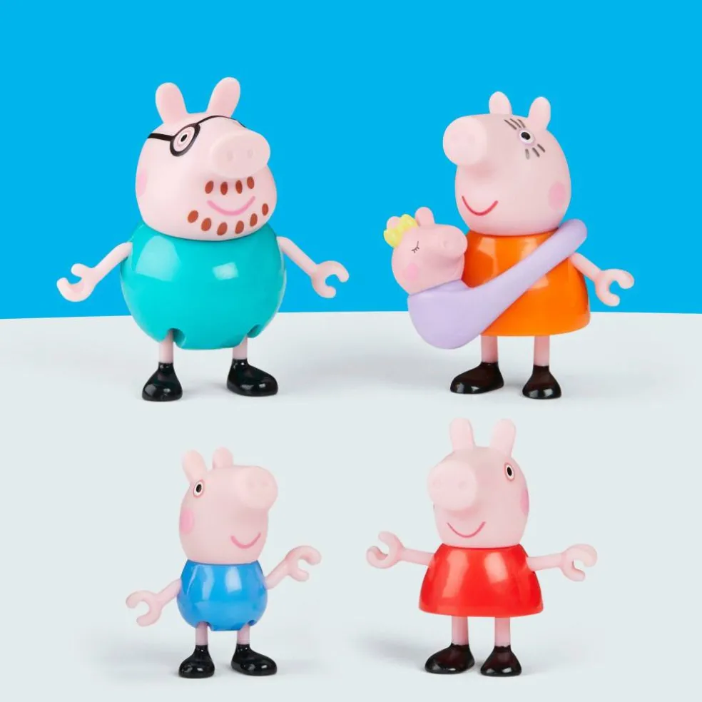 Peppas Family of Five Figure Set