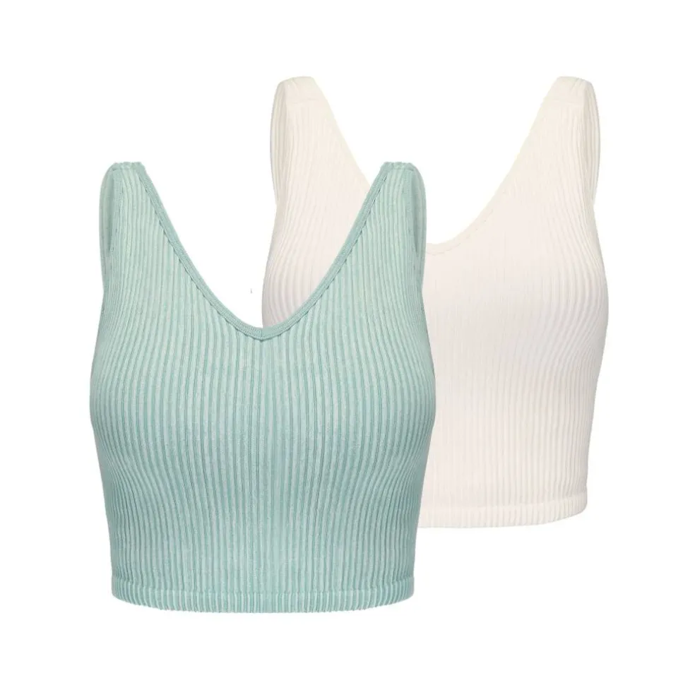 2PK Bra Tank Womens