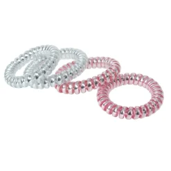 4Pk Spiral Hairbands