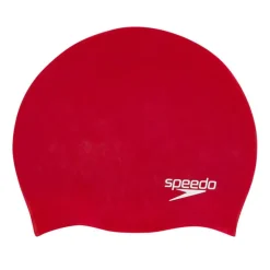 Plain Moulded Silicone Cap Red Junior
