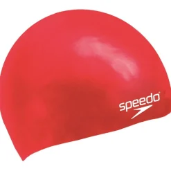 Plain Moulded Silicone Cap Red Junior