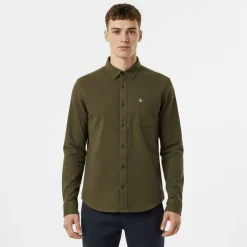 Plain Flannel Shirt Mens