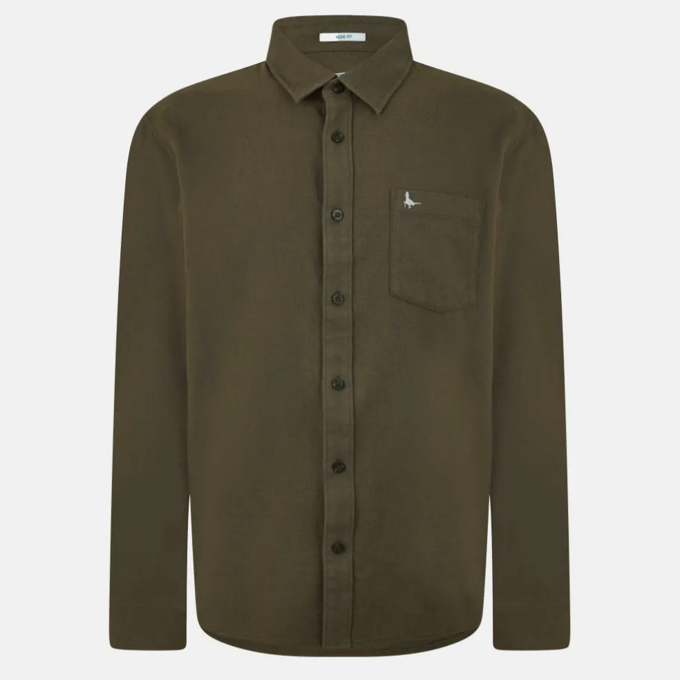 Plain Flannel Shirt Mens