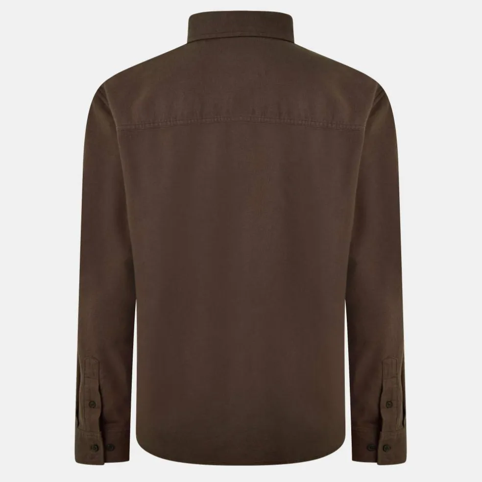 Plain Flannel Shirt Mens