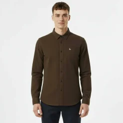 Plain Flannel Shirt Mens