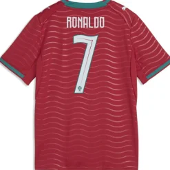 Portugal Ronaldo Home Shirt World Cup 2026 Juniors