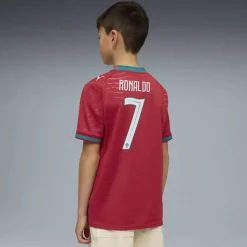 Portugal Ronaldo Home Shirt World Cup 2026 Juniors