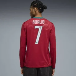 Portugal Ronaldo Long Sleeve Home Shirt World Cup 2026 Adults