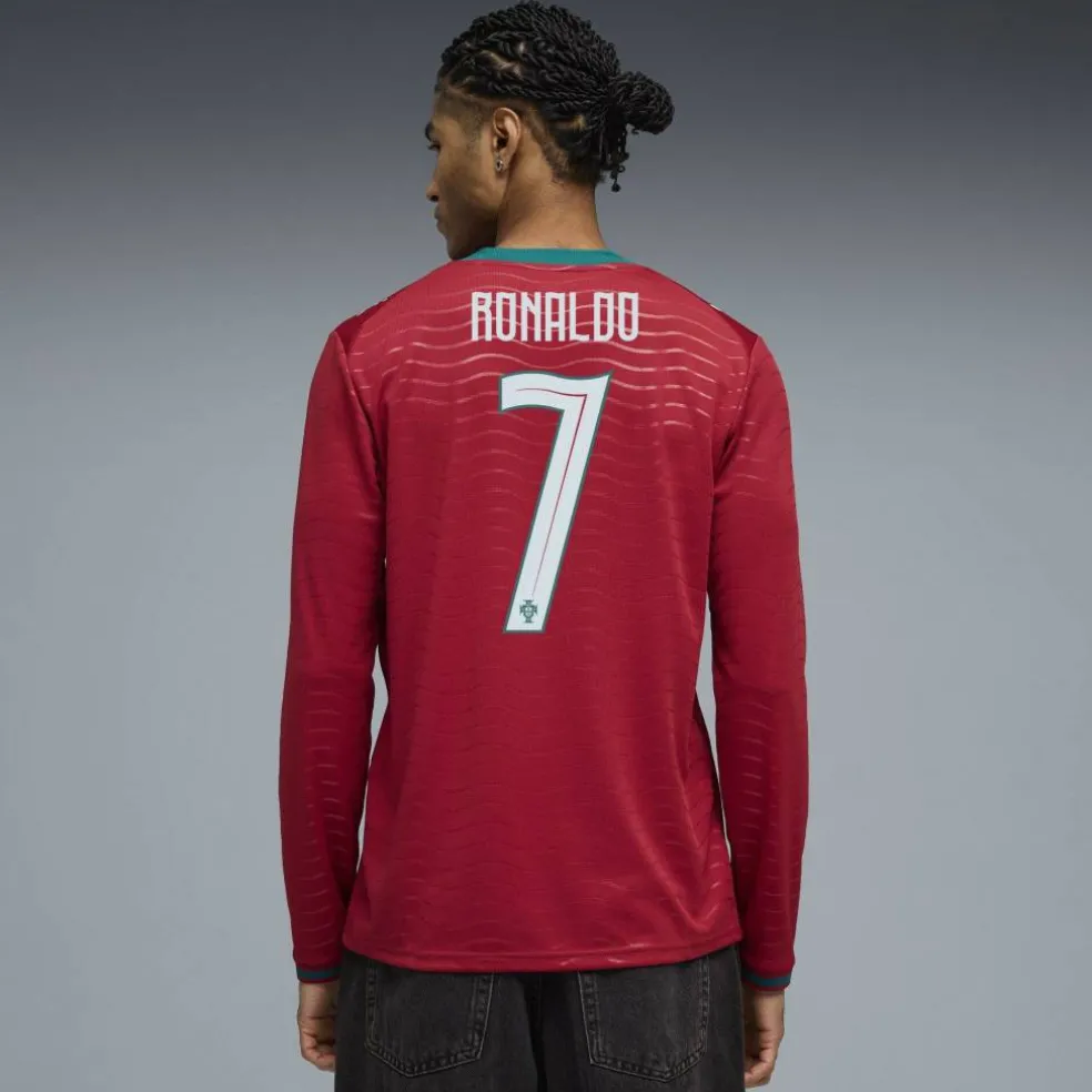 Portugal Ronaldo Long Sleeve Home Shirt World Cup 2026 Adults