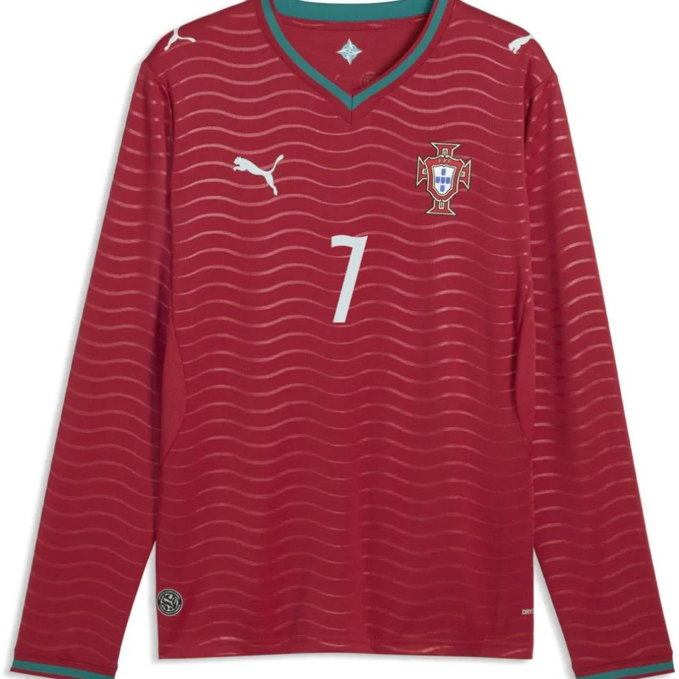Portugal Ronaldo Long Sleeve Home Shirt World Cup 2026 Adults