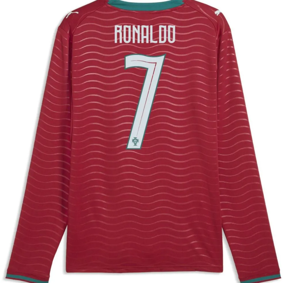 Portugal Ronaldo Long Sleeve Home Shirt World Cup 2026 Adults