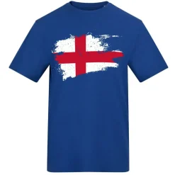Printed Adult Football England Flag Tee