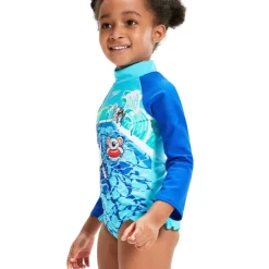 Printed Frill One Piece Infant Girls