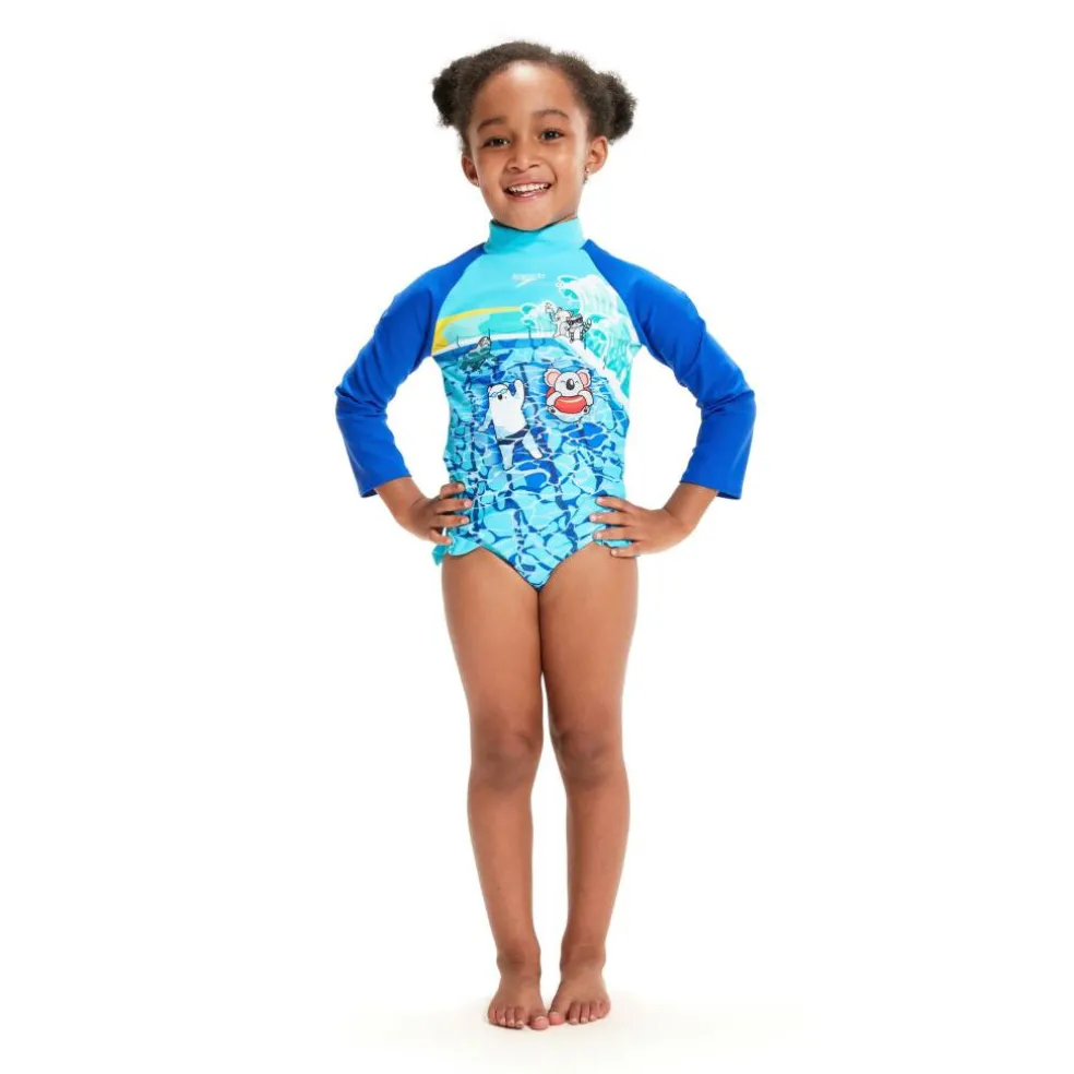 Printed Frill One Piece Infant Girls