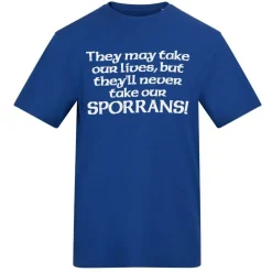 Printed Novelty Scottish Football Fan Tee