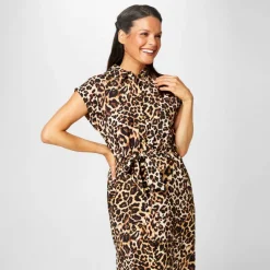 Printed Shirt Dress