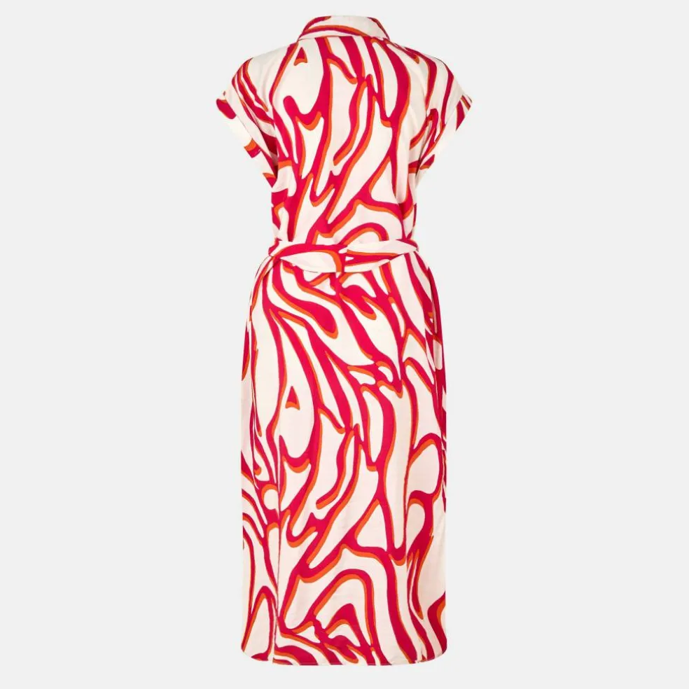 Printed Shirt Dress