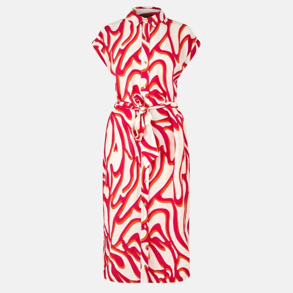Printed Shirt Dress