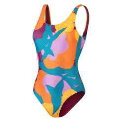 Printed U-Back Swimsuit Womens