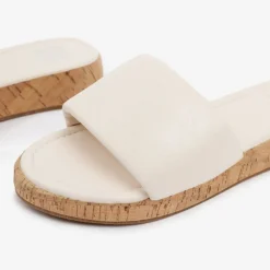 PU Julia Flatform Sliders Sandal Ladies