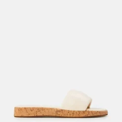 PU Julia Flatform Sliders Sandal Ladies