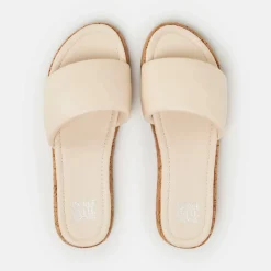 PU Julia Flatform Sliders Sandal Ladies