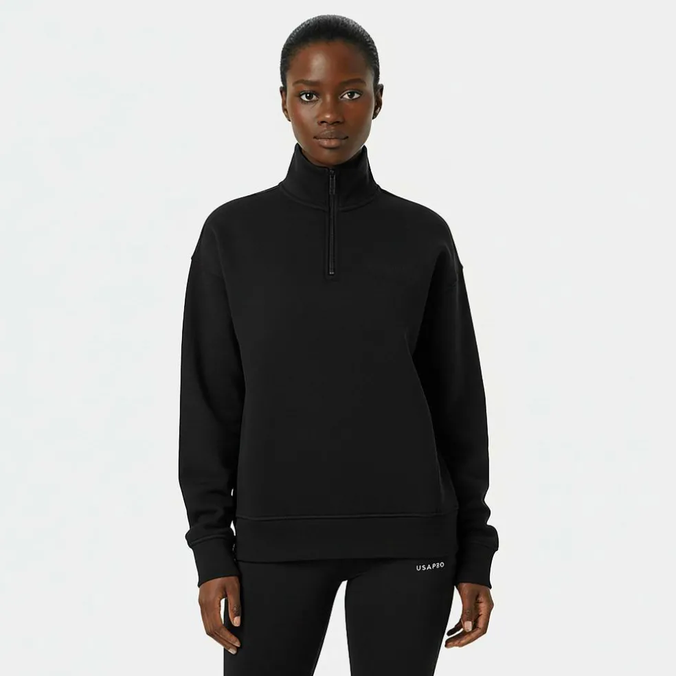 Quarter Zip Top Womens