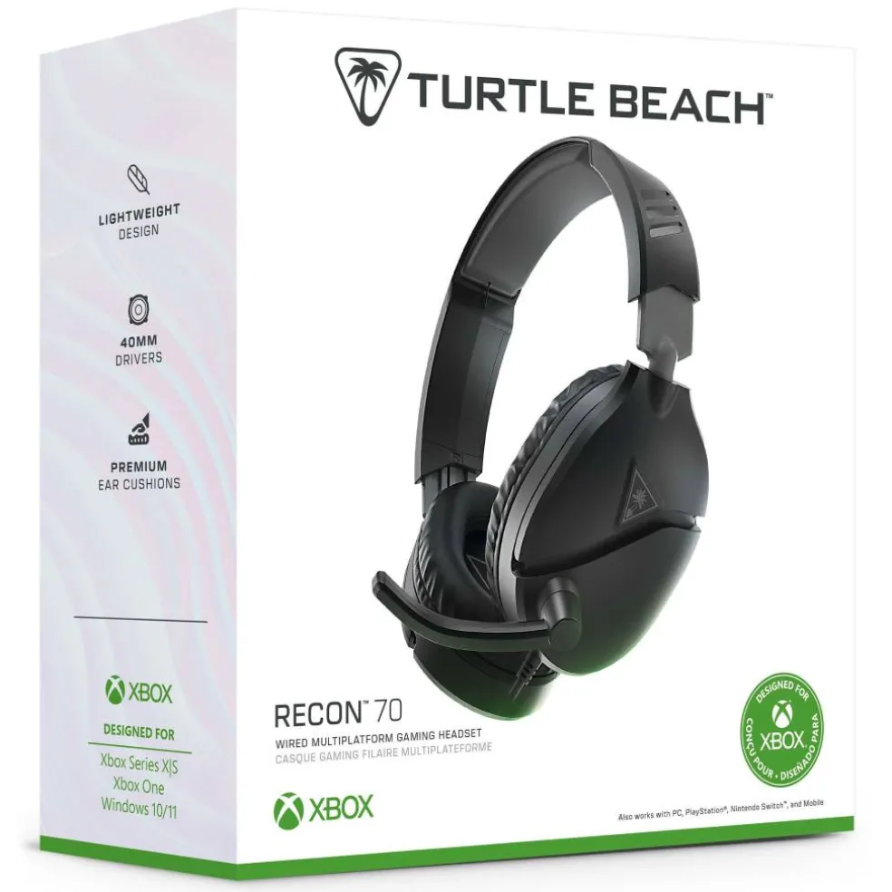 Recon 70 Xbox PS5 PS4 PC Headset - Black