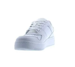 Retro Leather Basket Trainers