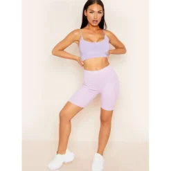 Ribbed Knit Cycle Shorts
