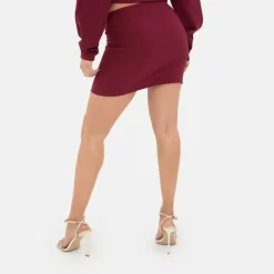 Ribbed Mini Skirt