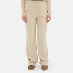 Ribbed Wide Leg Trouser